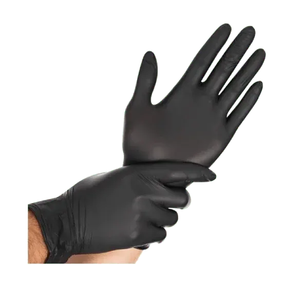 Gants nitrile noir