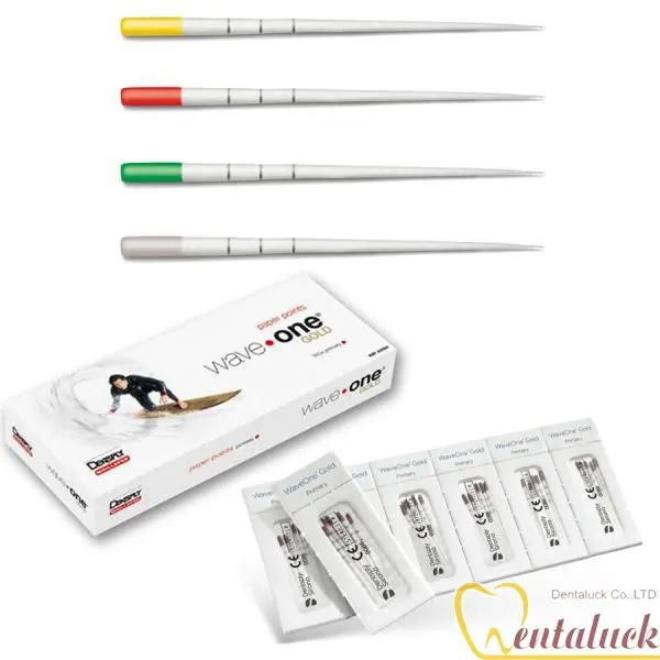 Wave one Gold paper points Dentsply