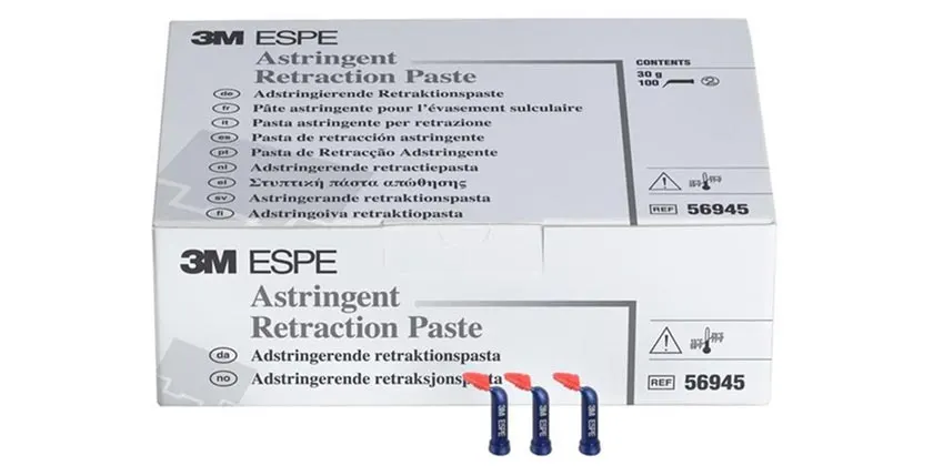 Astringent retraction paste