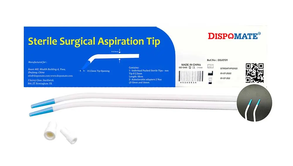 STERILE SURGICAL ASPIRATION TIPS