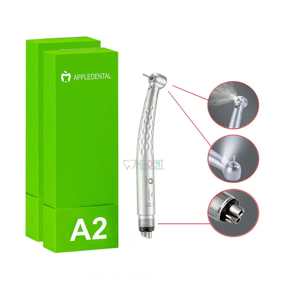 HIGH SPEED AIR TURBINE HANDPIECE WITH LED