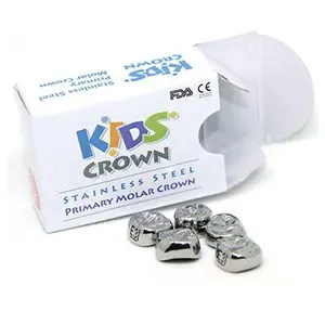 Kids Stainless Steel Crowns Upper 1pc