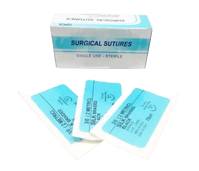 Chinese Silk Suture Size 3/0