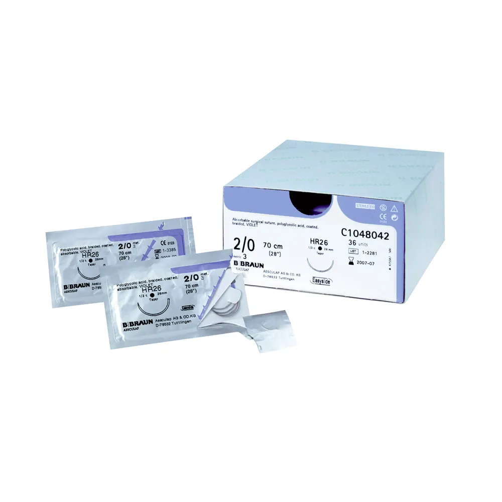 Fils De Suture En Tresse Résorbable