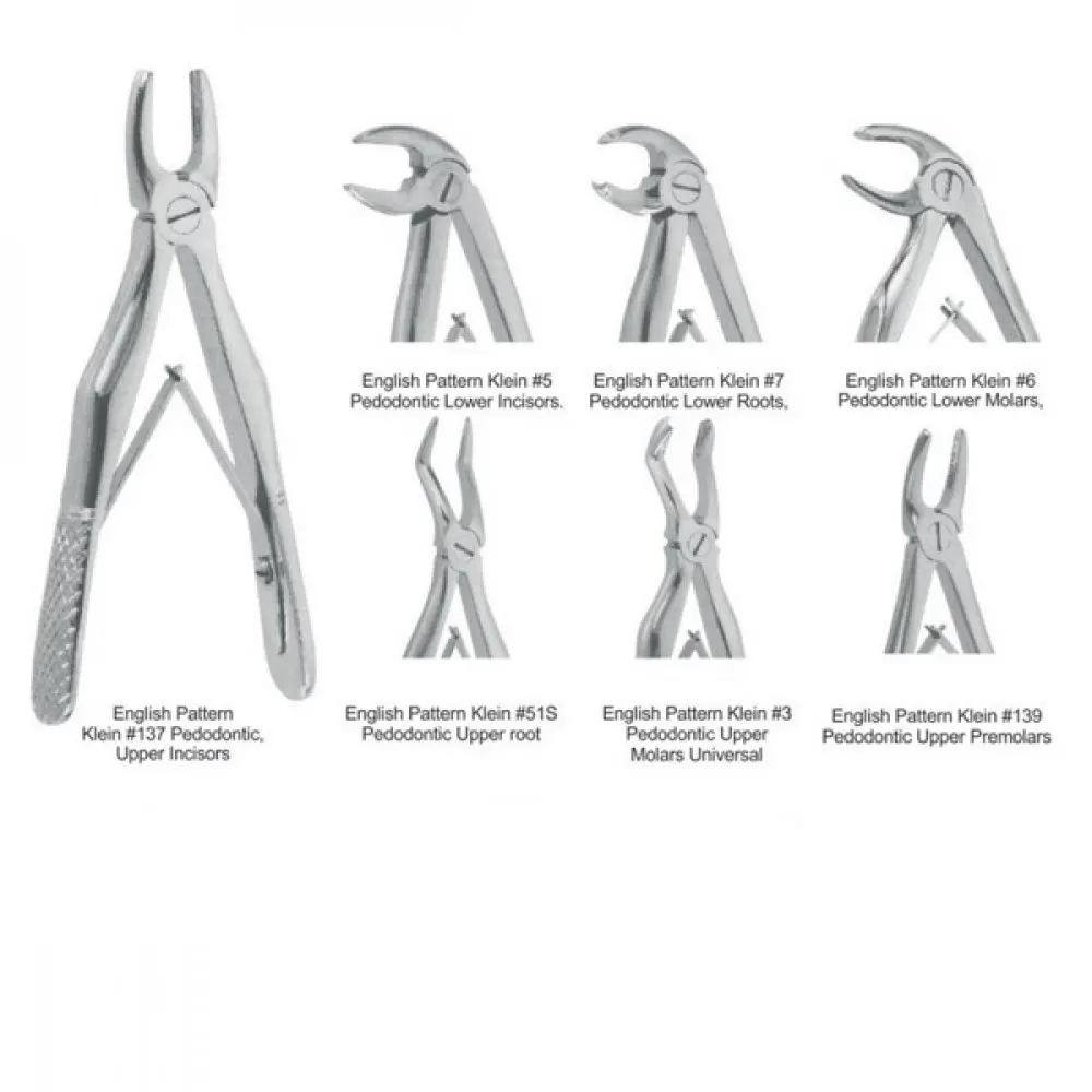 Extraction Forceps Pedo Kit/7