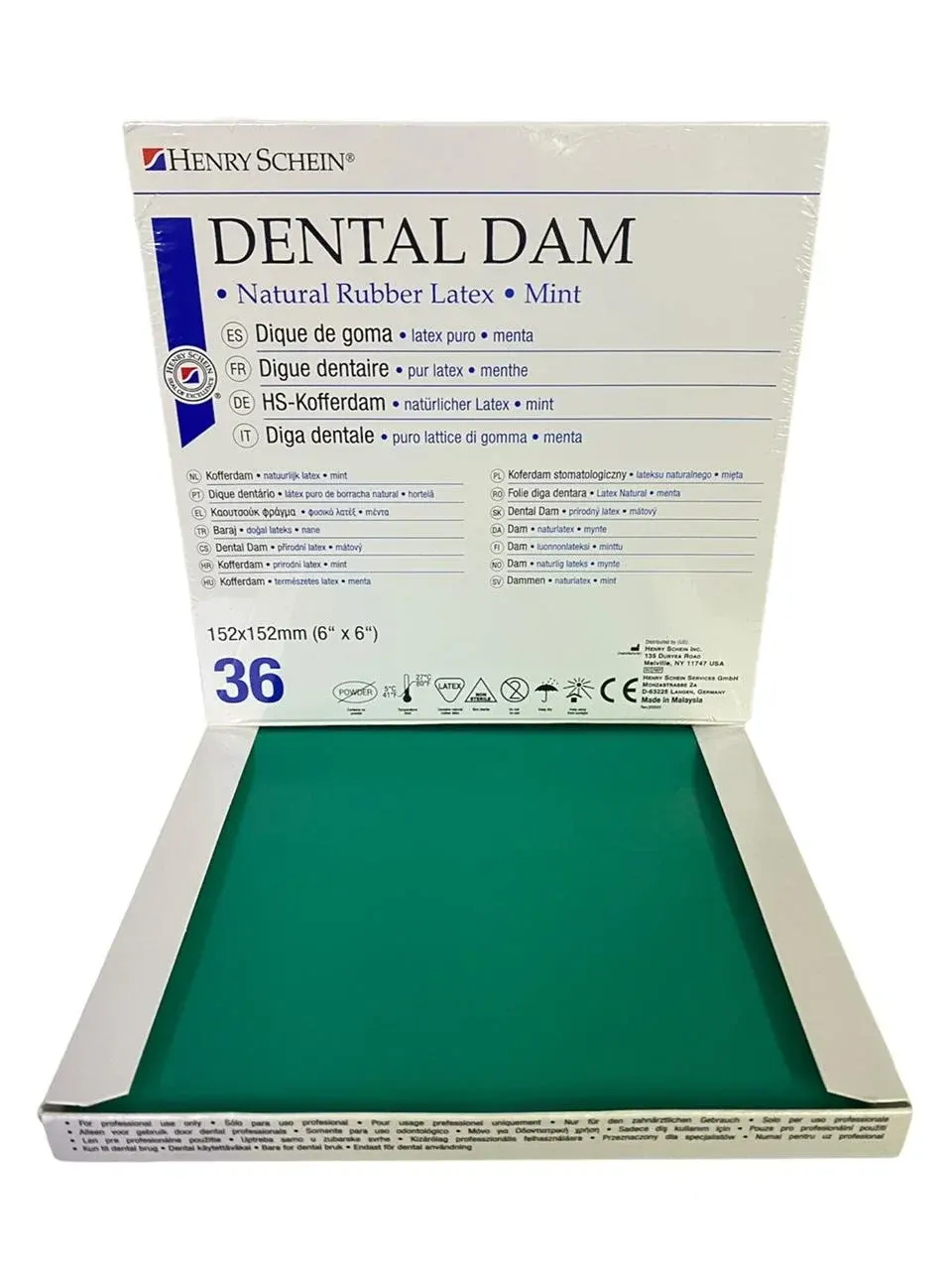 Henry Rubber Dam Sheet heavy Mint
