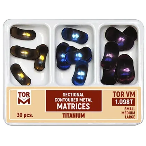 TOR VM Sectional Contoured Metal Titanium Matrices
