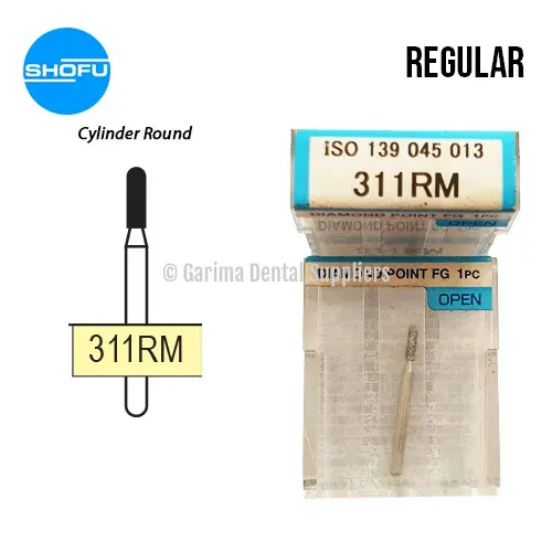 Shofu Diamond Burs FG – Cylinder Round #311RM