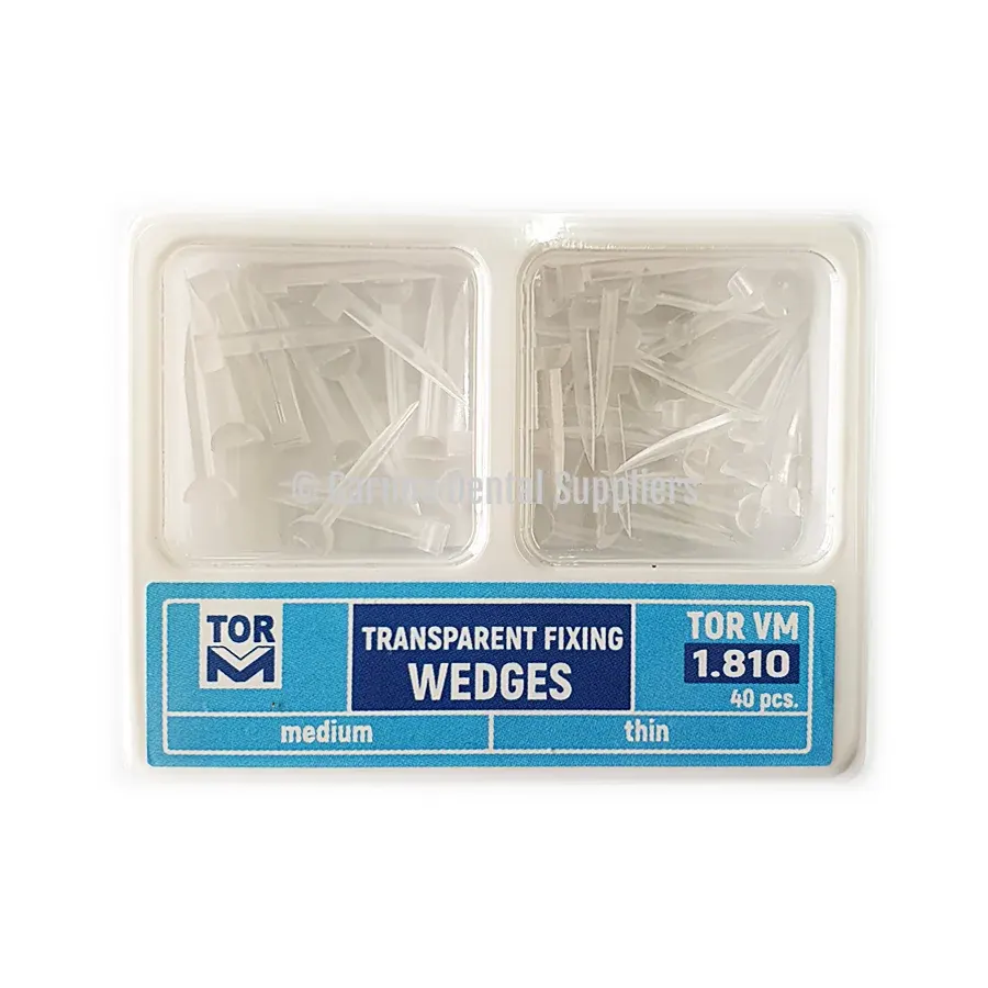 TOR VM Transparent Fixing Wedges – 40pcs
