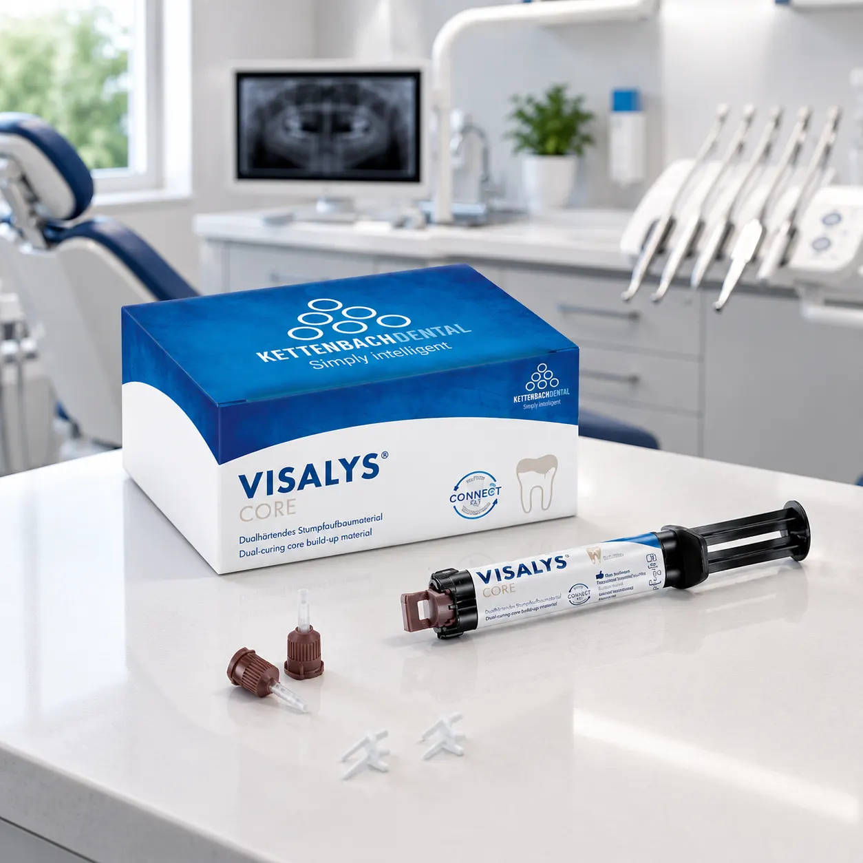 Visalys Core Jeringa 5 ml (Dentin) – Kettenbach