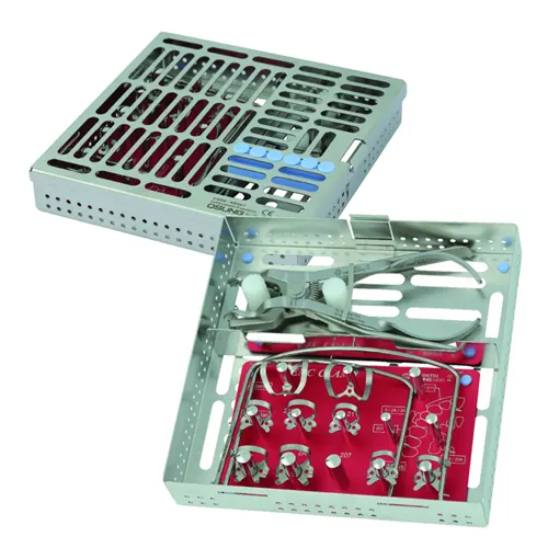 RUBBER DAM CLAMPS KIT WITH STERILIZATION CASSETTE, RDSET