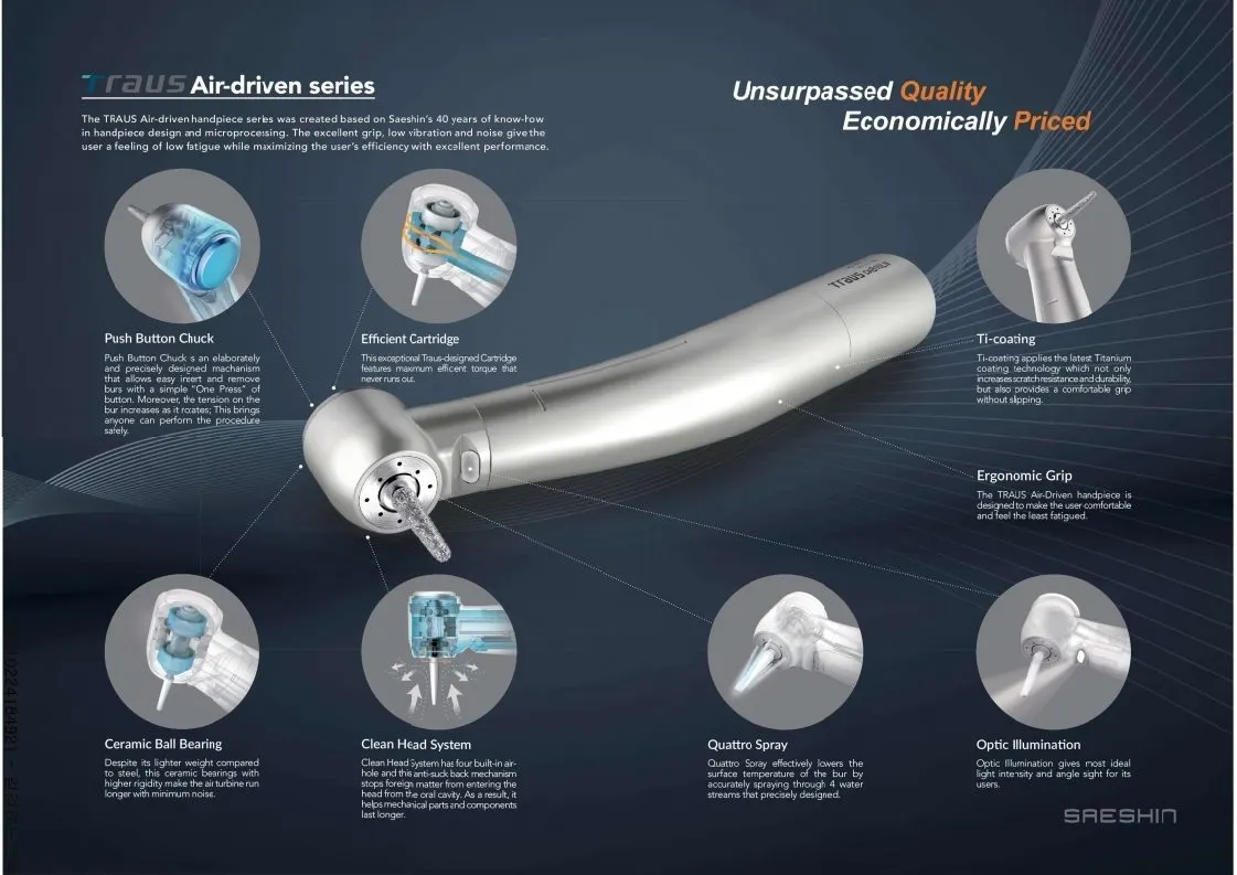 Traus air-driven high speed series
