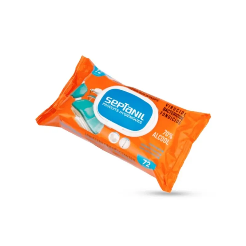 Lingettes Désinfectantes Septanil 72 Pcs