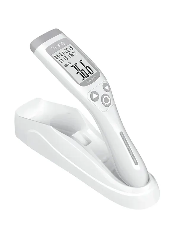 Terling Exo-Scan Non-Contact Forehead Thermometer, White