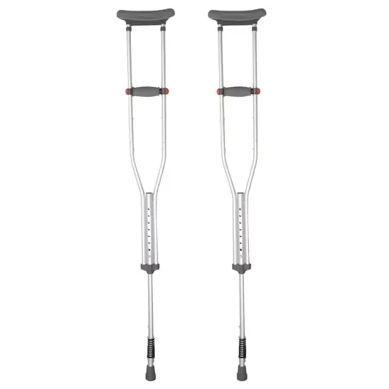Adjustable Underarm Medical Crutches for Tall Adults