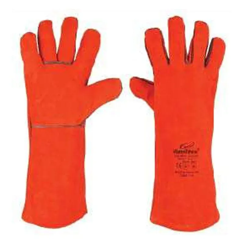 قفازات لحام جلدية مع حواف تقوية (Piping) – 16 إنش Vaultex TAM