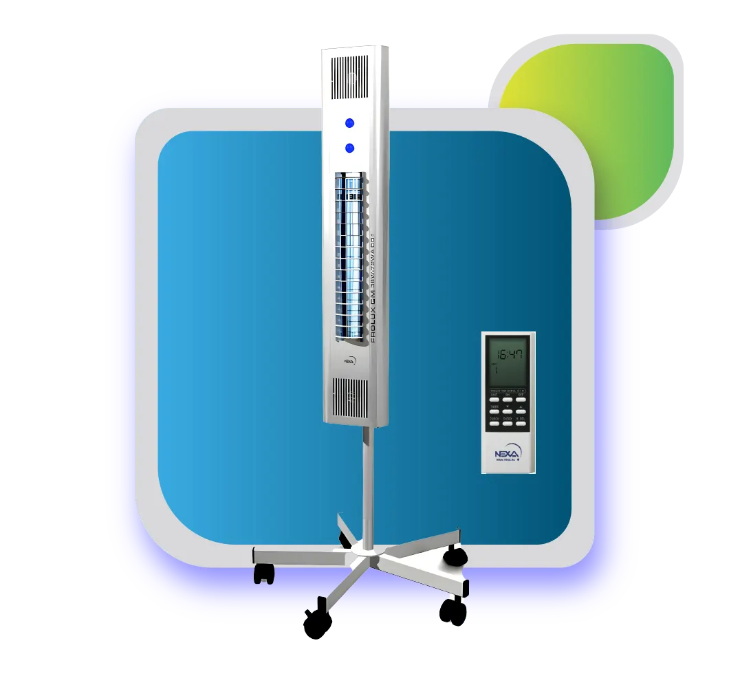 UV-C Surface & Air Disinfection Lamp | M55W Portable Germicidal Light