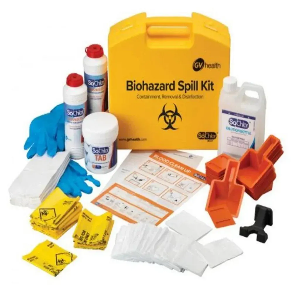 Biohazard Spill Kit – 25 Applications | Blood & Body Fluid Cleanup