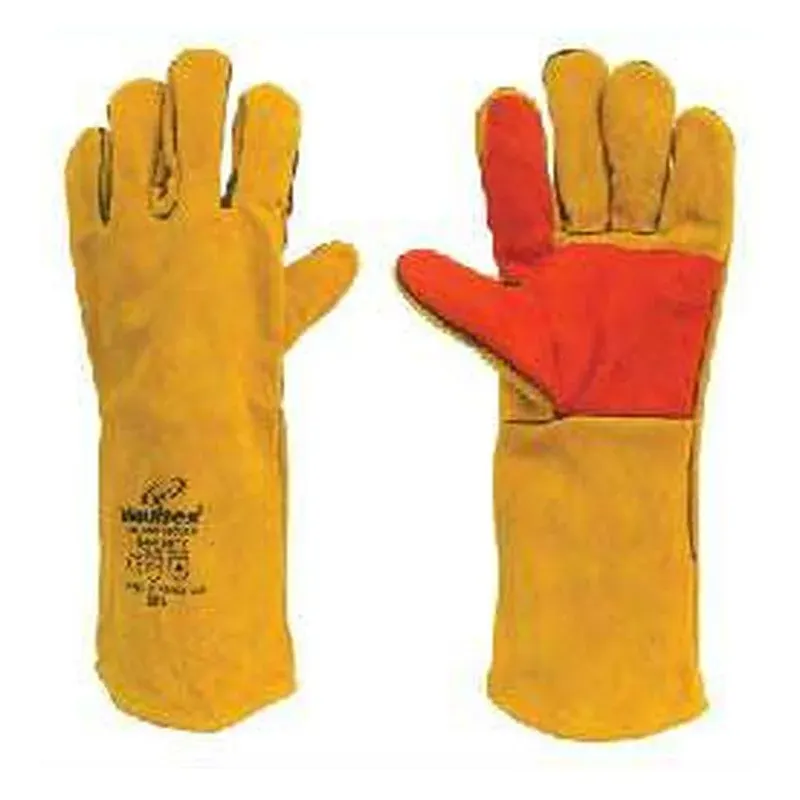 قفازات لحام بكف مزدوج مع حواف تقوية (Piping) – 16 إنش Vaultex DDL