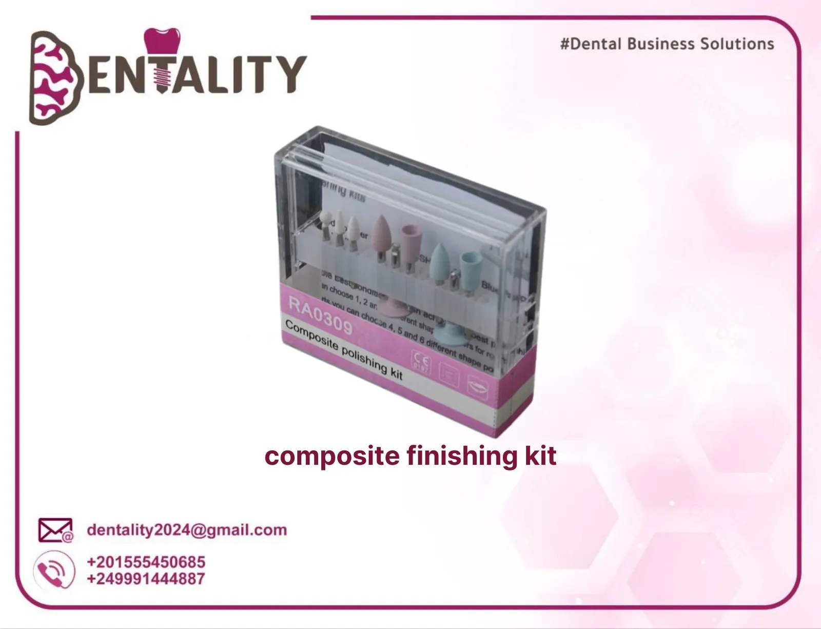 Composite finishing kit