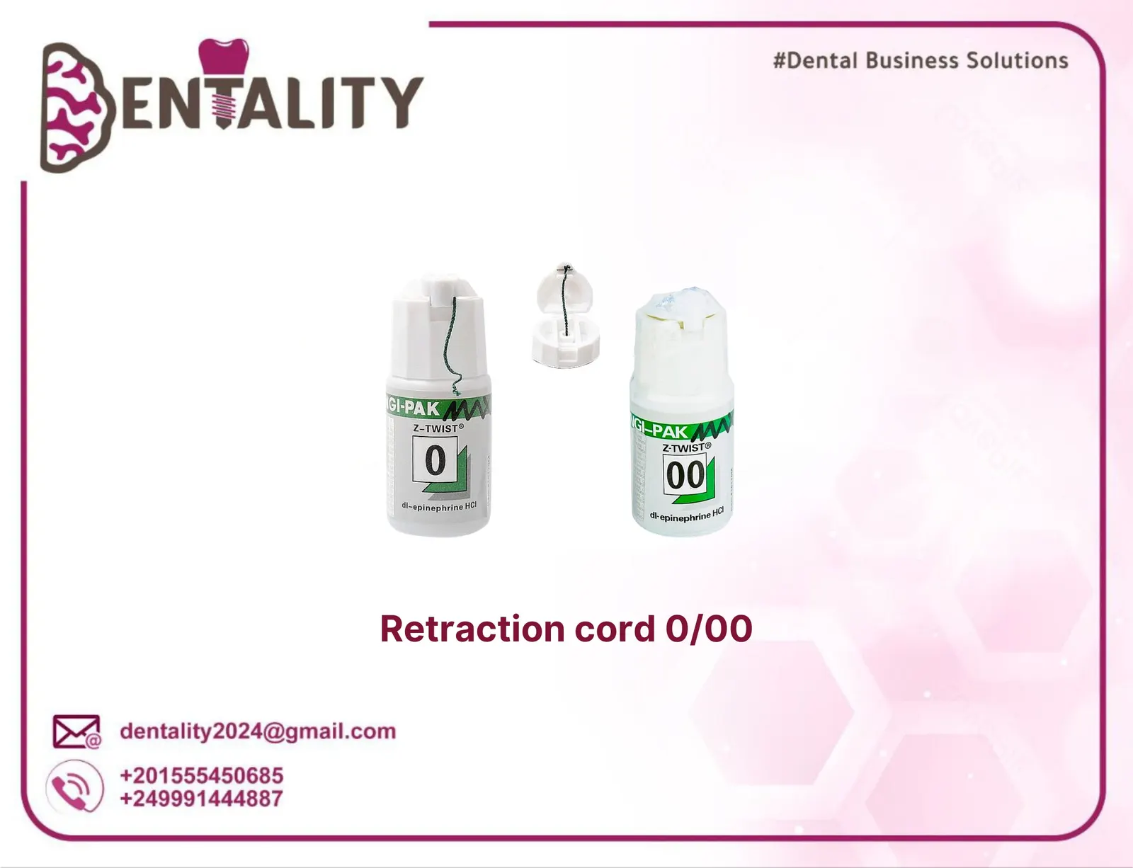 Retraction cord