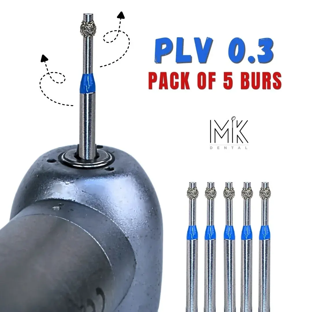 PLV 0.3 (Pack of 5 Premium Burs)