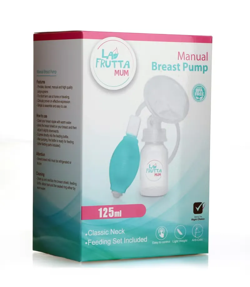 (La Frutta) - شفاط لبن يدوي 125 مل Manual Breast Pump