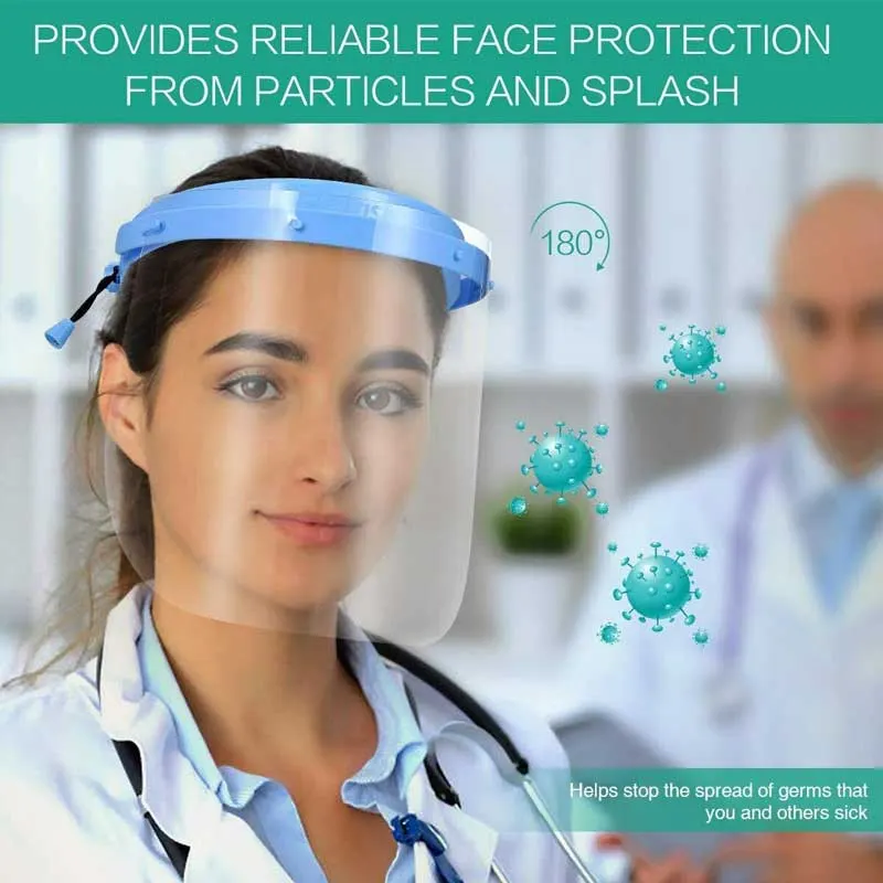 ADJUSTABLE HEADBAND FACE SHIELD F-02