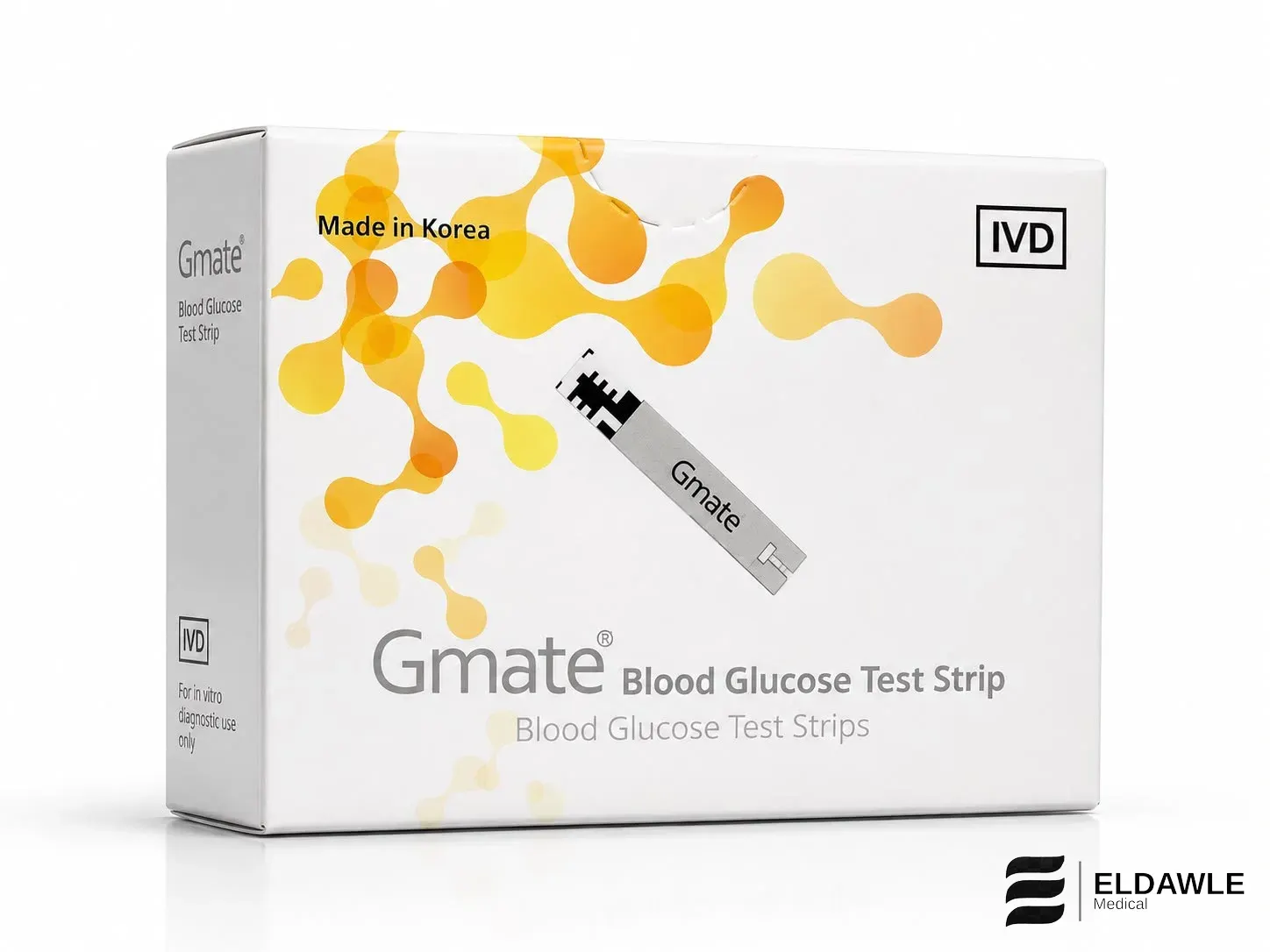 شرائط قياس السكر جي ميت (Gmate Blood Glucose Test Strip) (50 شريط اختبار).