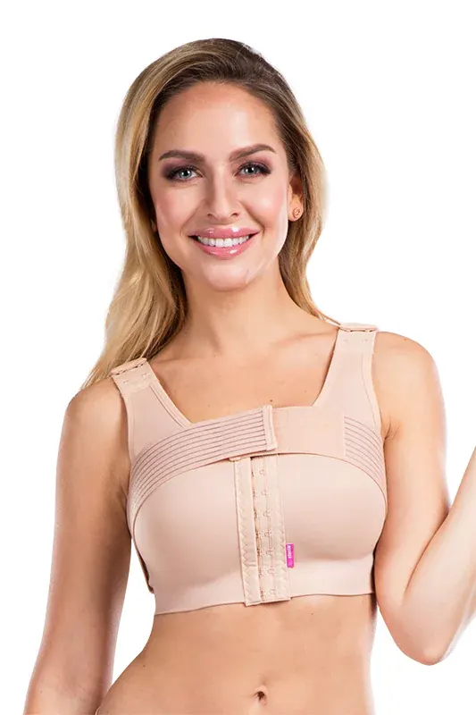 LIPOELASTIC PS Ideal Post-Surgical Compression Bra with Binder | حمالة صدر ضاغطة LIPOELASTIC PS IDEAL لما بعد الجراحة مع حزام تثبيت