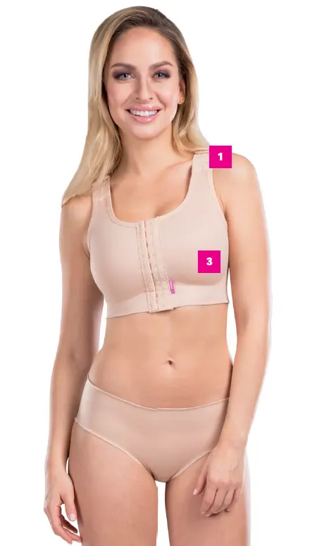 LIPOELASTIC PI Plus Post-Operative Bra | حمالة صدر ليبوإيلاستيك بي آي بلس لما بعد العمليات الجراحية