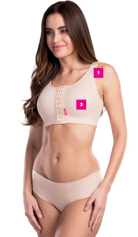 LIPOELASTIC PI Perfect Post-Surgical Compression Bra | حمالة صدر ضاغطة مثالية لما بعد الجراحة من ليبوإيلاستيك بي آي