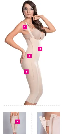 LIPOELASTIC VD Comfort Post-Surgical Below Knee Compression Girdle | حزام ضغط ليبوإيلاستيك في دي كومفورت لما بعد الجراحة أسفل الركبة