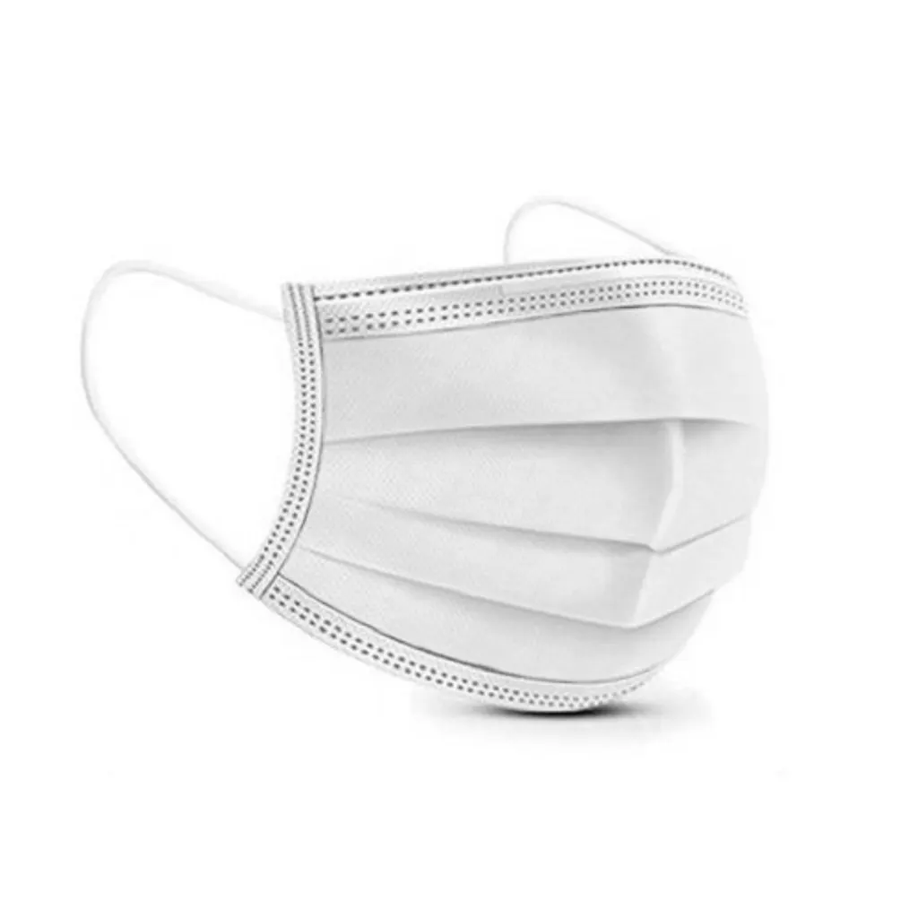 White Facemask | قناع وجه للوقاية من الفيروسات – ابيض