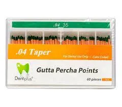 DentPlus Gutta Percha Points Taper 4 Size 35