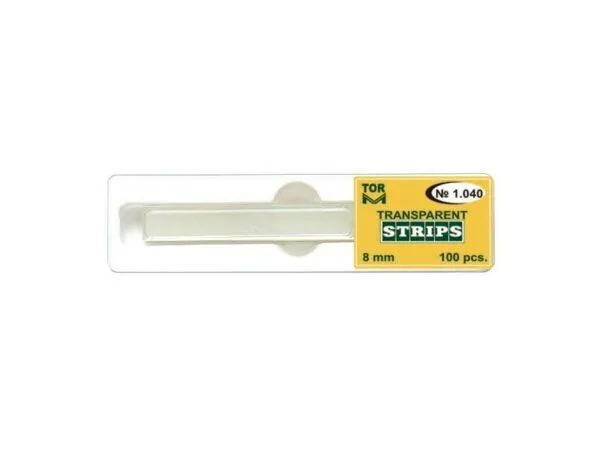 TOR-VM Celluloid Transparent Strips – 100pcs