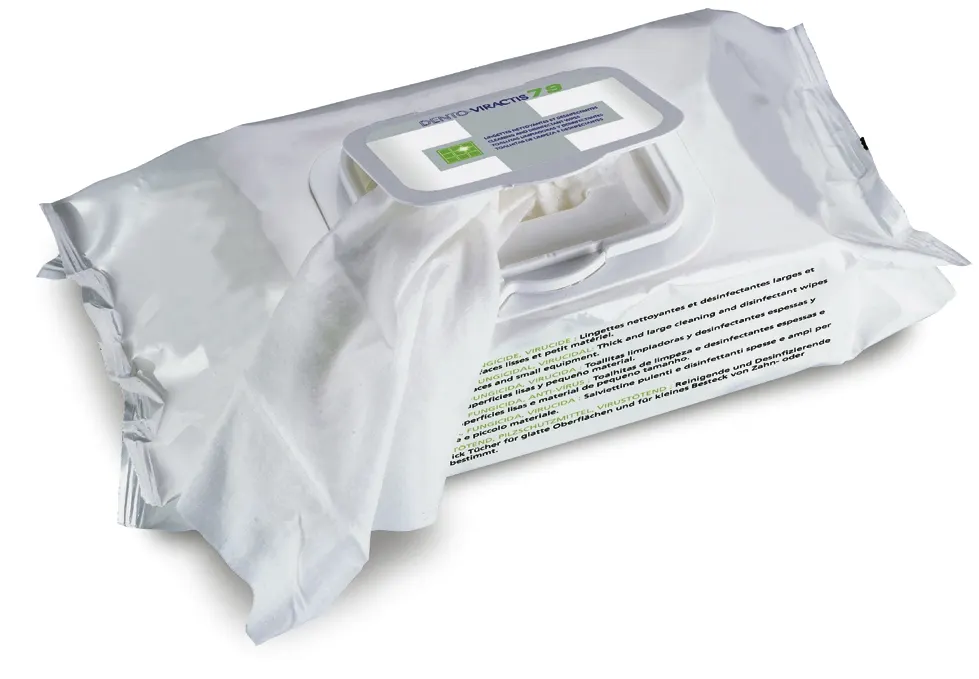Dento-Viractis 79 – Le sachet souple de 100 lingettes
