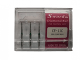 FG DIAMOND BUR Green Sword ISO:198/010( Pack of 3 ) - CF-11C