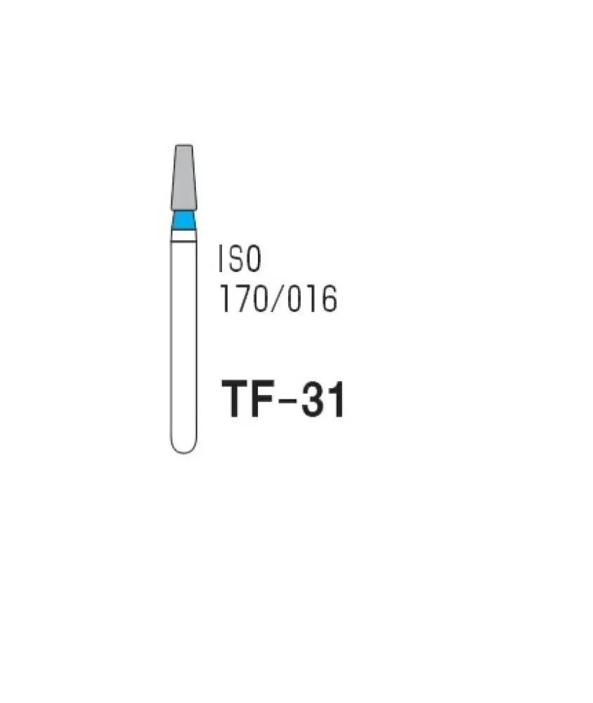 FG Diamond Bur ISO: 170/016 (pack of 5)- TF-31