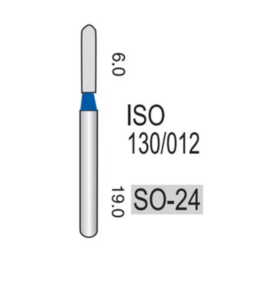 FG DIAMNID BUR ISO: 130/012-(pack of 5 ) -SO-24/5
