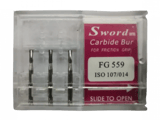 FG CARBIDE BUR SWORD ISO:107/014- (pack of 3 ) - FG559