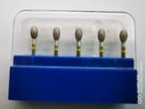 Diamond Bur ISO: 277/018-( pack of 5 ) yellow - TR-28EF