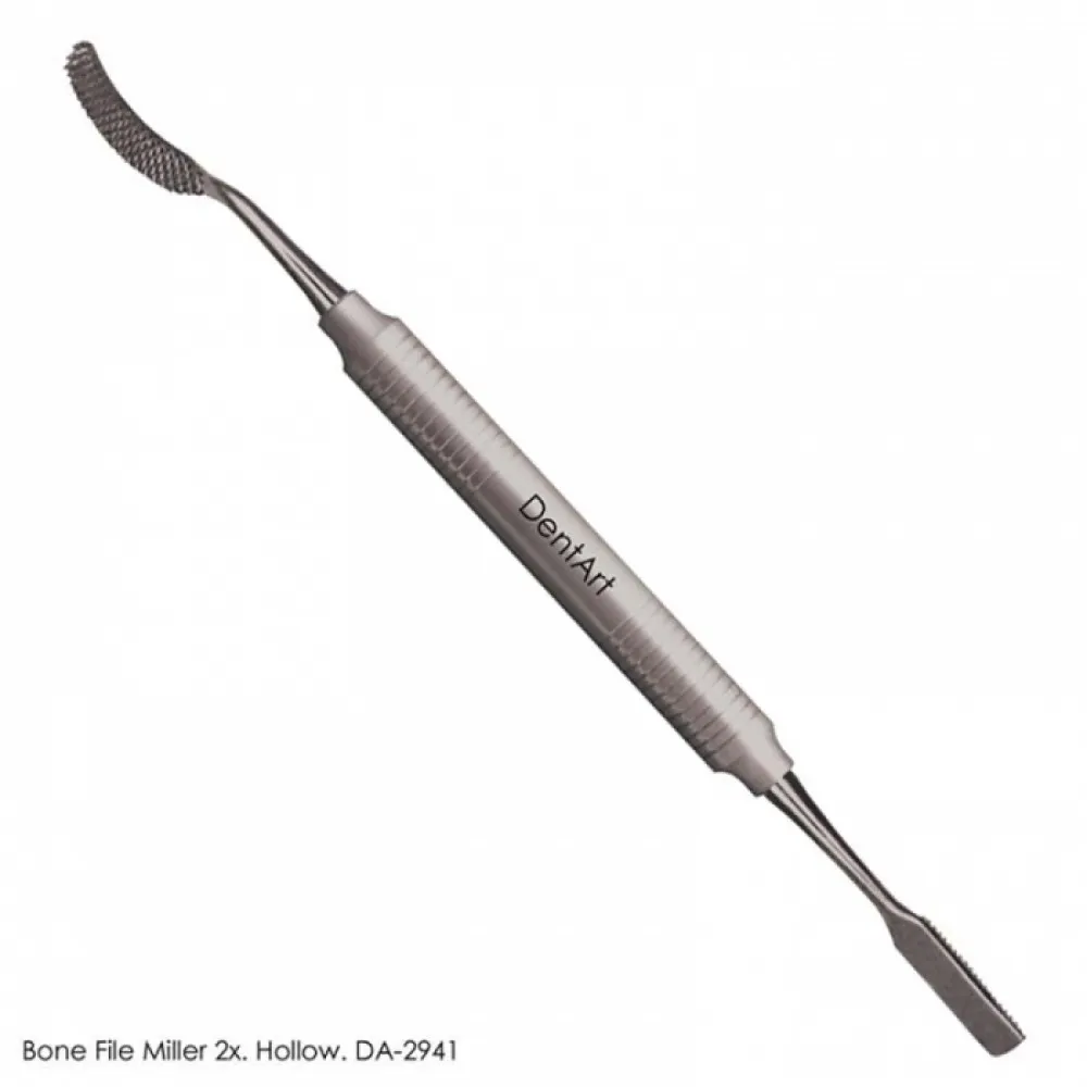 Bone File Miller 2x.Hollow/ DA-2941