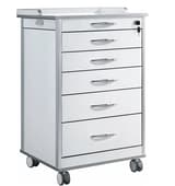 Dental Cabinet Trolley For Instrument Storage Surgery with 6 drawer (with a drawer on the side) BL-MC03