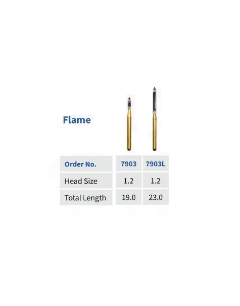 Carbide Bur Trimming FG-7903, Pack of 5