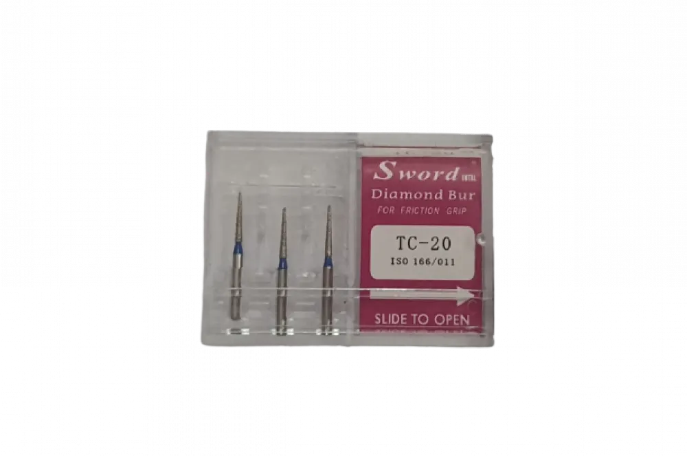 FG DIAMNID BUR ISO: 166/011-(pack of 5 ) - TC-20/5