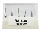 Carbide Bur low speed Iso : 001 /005 (pack of 5 ) - RA1/4