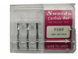 FG CARBIDE BUR SWORD ISO:107/016-( pack of 3 ) - FG60