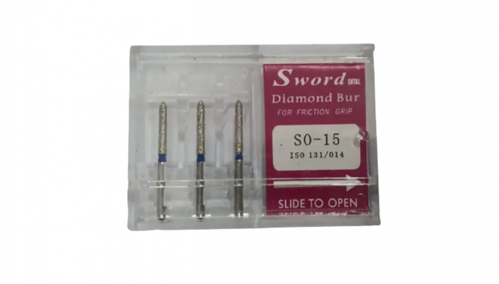 FG DIAMOND BUR BUR ISO: 131/014 ( pack of 5 ) - SO-15/5
