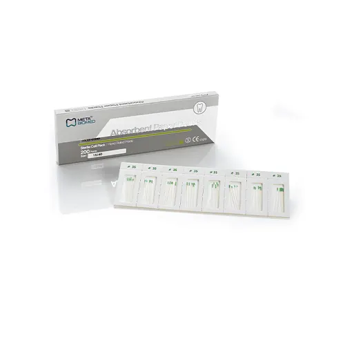 Absorbent Paper Points ISO Standard (.02 Taper) Color-Coded Cell Pack